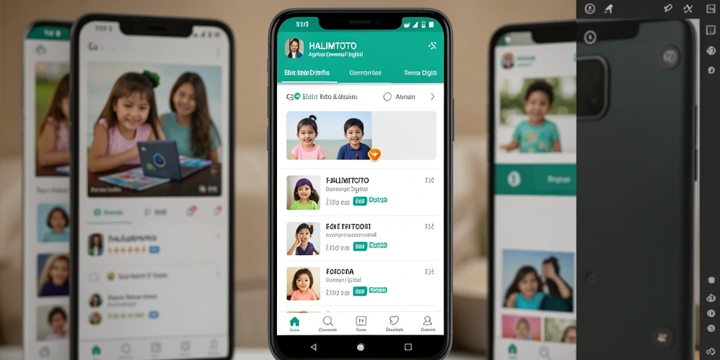 Tampilan antarmuka HALIMTOTO yang inovatif untuk Gambar Digital.